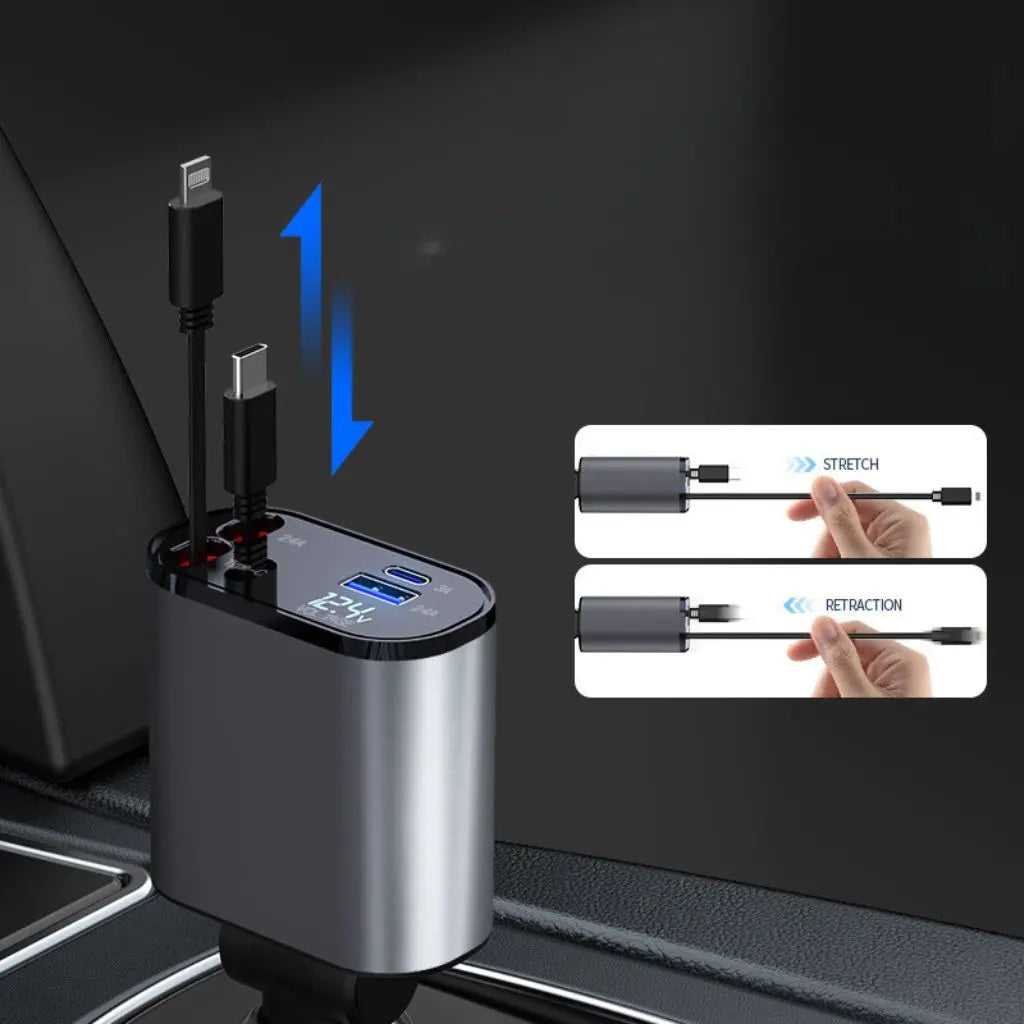 Retractable Car Charger ⭐⭐⭐⭐⭐ (58)