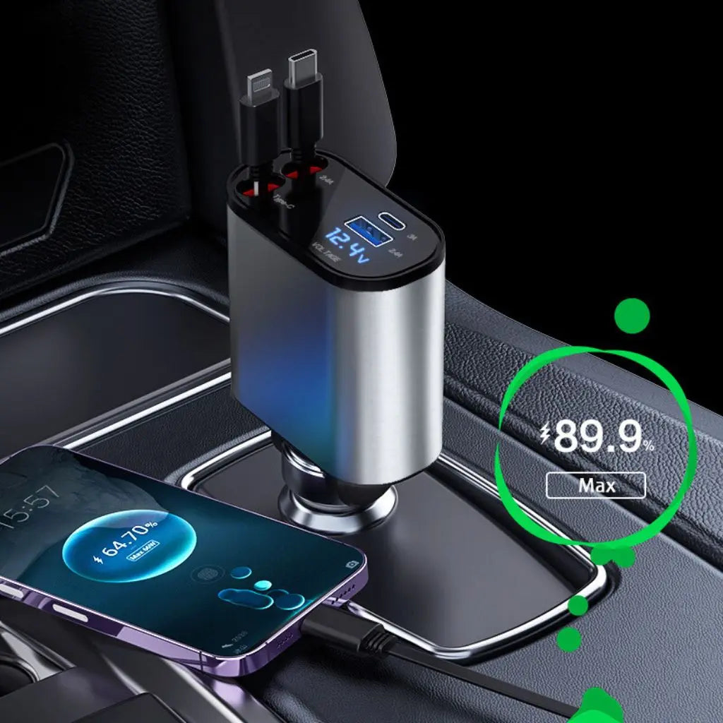 Retractable Car Charger ⭐⭐⭐⭐⭐ (58)